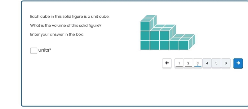 Each cube in this solid figure is a unit cube. What is the volume of this solid figure-example-1