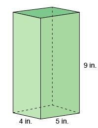 Repost: Каков объем этой прямоугольной призмы? 45 кубических дюймов 81 кубический-example-1
