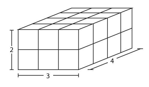 Calculate the volume of the following figure. 26 units3 25 units3 27 units3 24 units-example-1