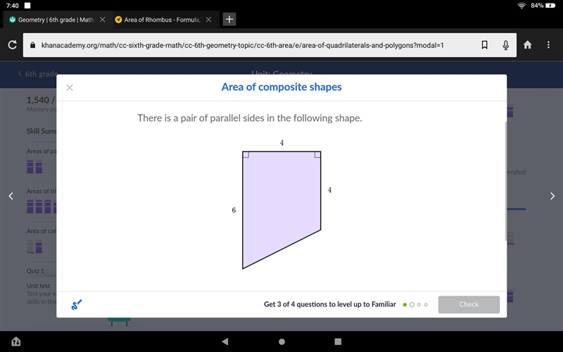 What is the area of the shape?-example-1