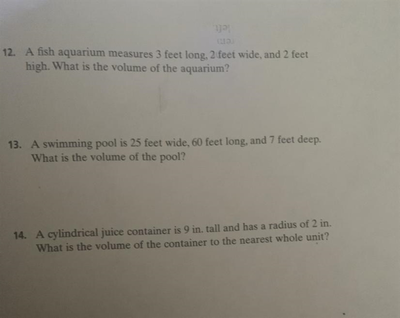 Volumes of rectangular Prisms and Cylinders (PLEASE HELP)-example-1