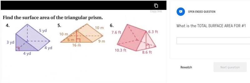 What is the total surface area of #1-example-1