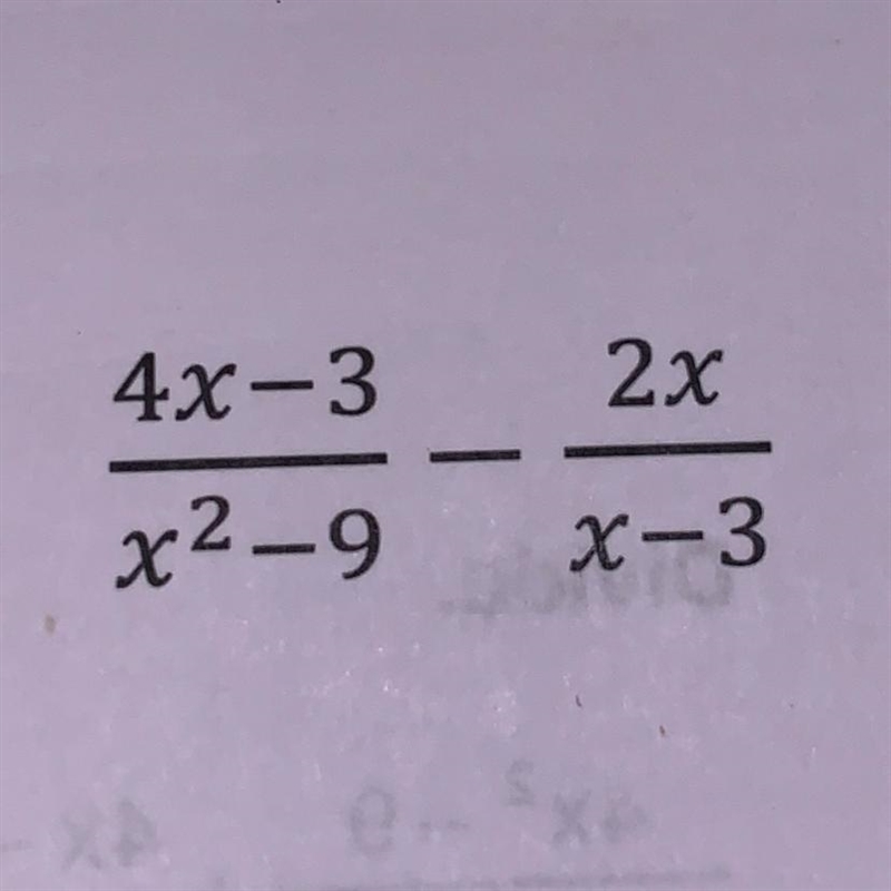 Subtract the rational expression Please show steps-example-1