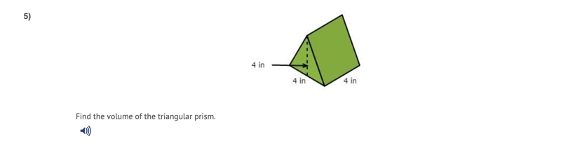 Find the volume of the triangular prism shown below:-example-1