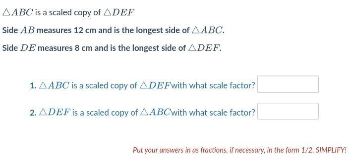 Okay, what do I make the scale factor?-example-1