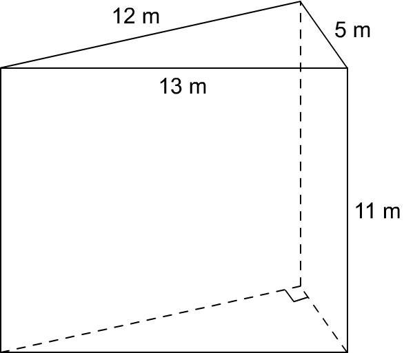 This figure is the pre-image of a prism that has undergone a dilation with a scale-example-1