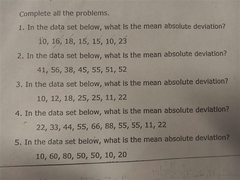 Mean absolute deviation for math. please help-example-1