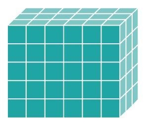 Each cube in the prism is one cubic unit. What is the volume of this rectangular prism-example-1