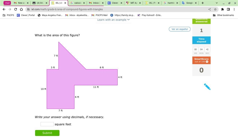 What is the area ???-example-1