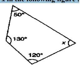 Find the measure of angle x in the following figure :-example-1