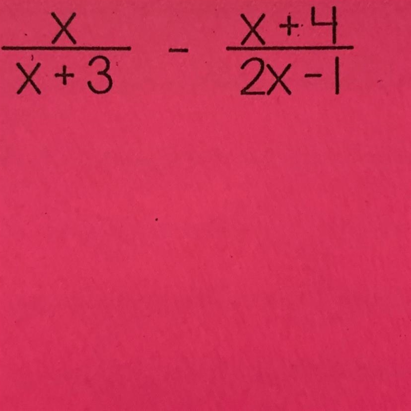 Subtract the rational expression Please show the steps to the answer-example-1