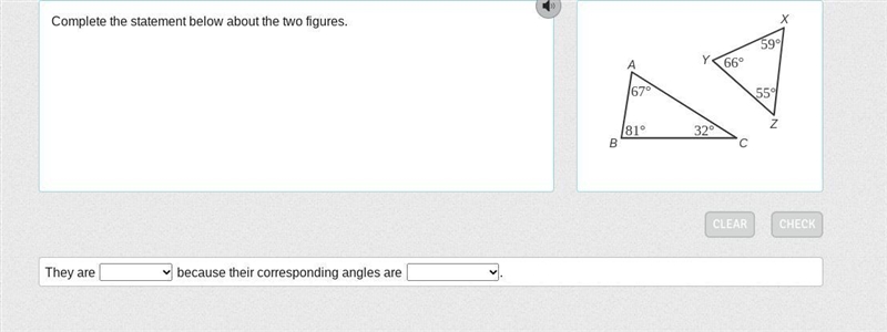 Can somebody help me extra points Complete the statement below about the two figures-example-1