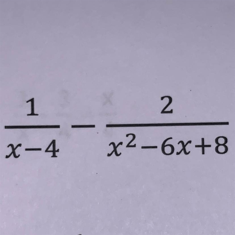 Subtract the rational expression Please show steps-example-1