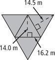 Find the Surface Area of the Pyramid. Round to the NEAREST TENTH.-example-1