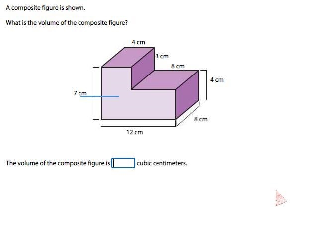 A composite figure is shown, what is the volume of the composite figure?-example-1