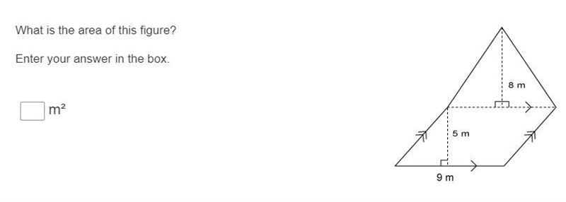 What is the area of this figure? Enter your answer in the box. _ m²-example-1