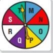 Use the spinner below to find each probability. Write as a fraction in simplest form-example-1