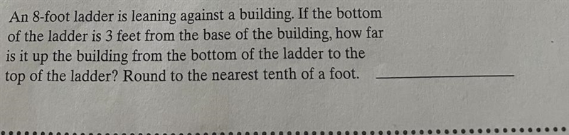 Introducing the Pythagorean Theorem ( PLEASE HELP )-example-1