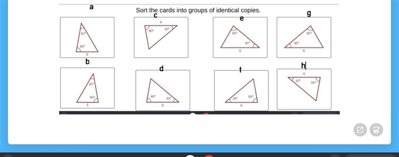 Sort the cards with there identical matches.-example-1