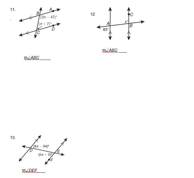 Angles and transversals thank you-example-1