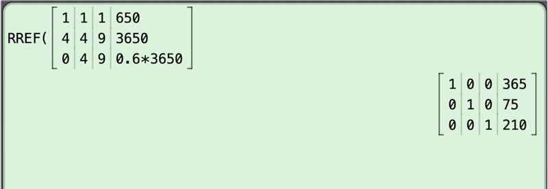 a nutritionist planning a diet for a basketball player wants him to consume 3,650 calories-example-1