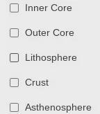 What are the layers of Earth that you can see?-example-1