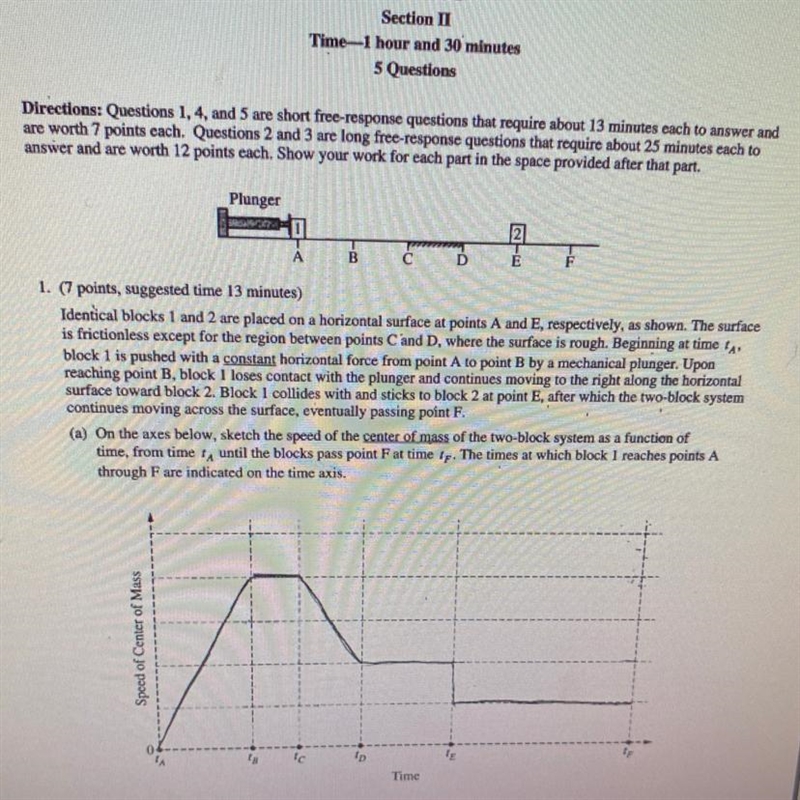 2019 AP physics 1 practice test can you explain the solution please?-example-1