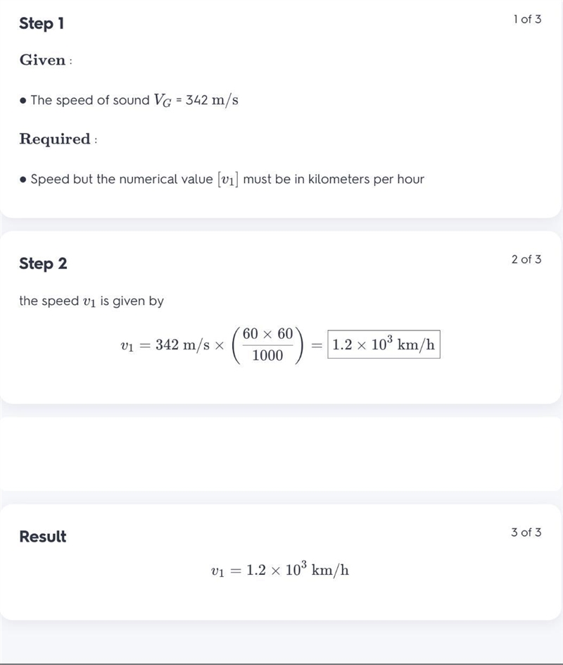 The speed of sound is measured to be 336 m/s on a certain day. What is this measurement-example-1