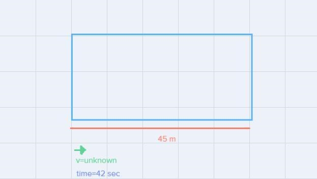 Its takes a person 42 seconds to swim in a straight line from the west end of a pool-example-1