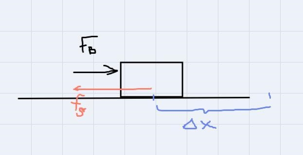 Roy pushes a box of mass 16.6 kilograms across a floor by exerting a horizontal force-example-1