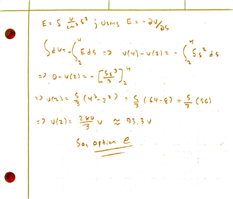 In a Cartesian coordinate system (xyz) between the two points P= (1 cm. 2 cm, 1 om-example-1