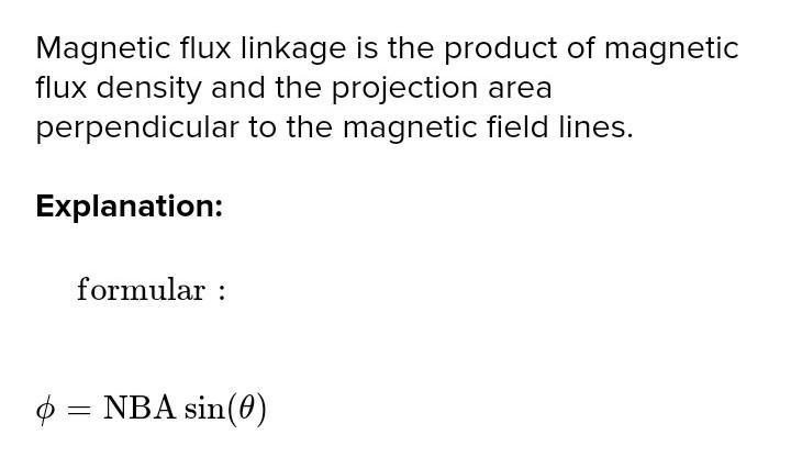 What is magnetic flux linkage im electromagnetic series​-example-1