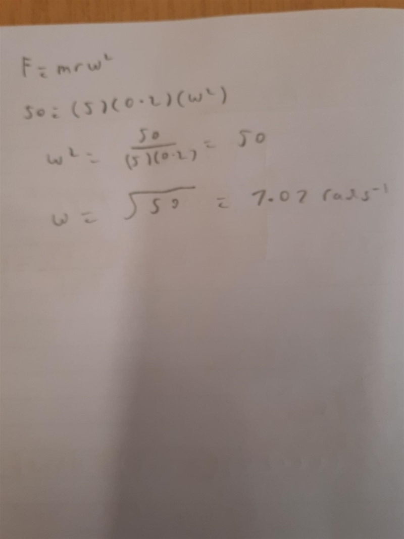 What is the angular acceleration experienced by a uniform solid disc of mass 5-kg-example-1