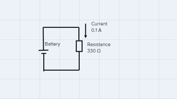 Henrietta would like to determine the voltage on one of her old batteries. She hooks-example-1