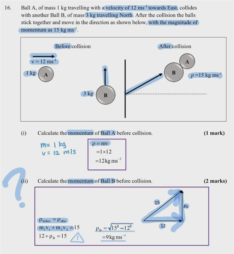 Please help with Question(ii). I don't understand the shown step of calculating the-example-1