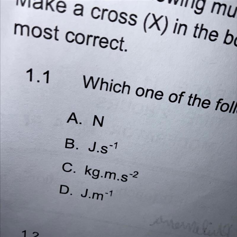 Which of the following is not a unit of a force?-example-1