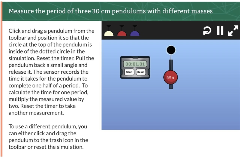 Did the period of the pendulum swing depend on the mass of the bob? On the length-example-2