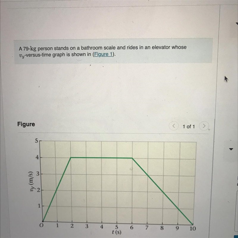 what is the reading on the scale atT equals 1.0 secondswhat is the reading on the-example-1