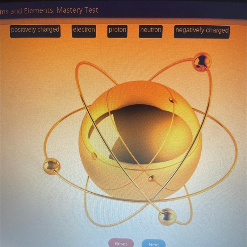 Drag each label to the correct location on the image Identify the particles and characteristics-example-1