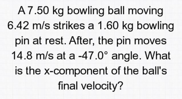 I'm having trouble solving 2-d momentum problems, I attached an example that I've-example-1