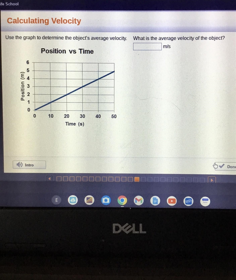 Use the graph to determine the object's average velocity. What is the average velocity-example-1