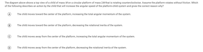 AP Physics 1 rotational motion Question 8 Practice set MCQ-example-2