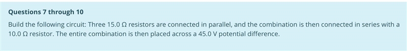 Find the value for the voltage drop across each 15 Ohm resistor-example-1