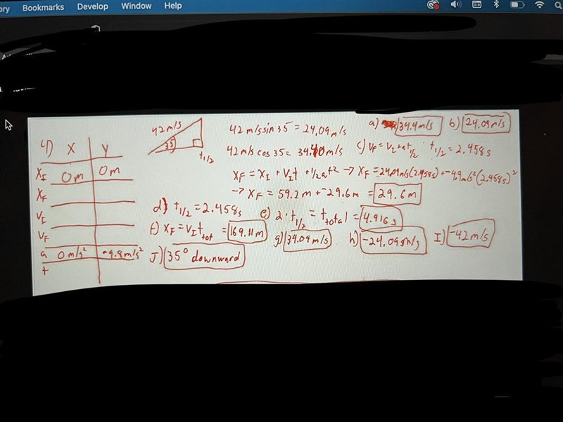 Hi can someone please explain how my teacher got the time and how he did step g? :)An-example-1