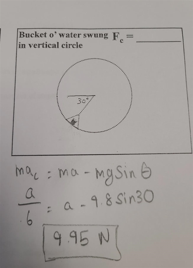 Find the net force on the 4th part. Given, the value of velocity remain same at every-example-1