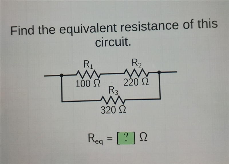 Find the equivalent resistance of this circuit. ​-example-1