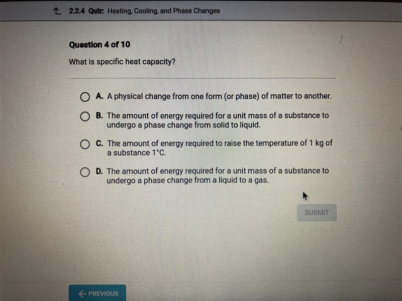 What is a specific heat capacity?-example-1