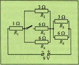 2. The resistance of the bulbs shown in the figure is 12 Ω each. What will the voltmeter-example-2