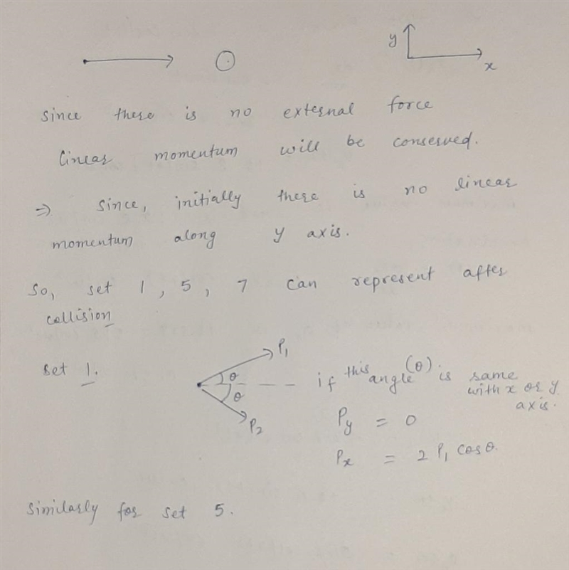 an object having an initial momentum that may be represented by the vector below strikes-example-1