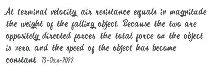 Which statement is true about the terminal velocity?-example-1